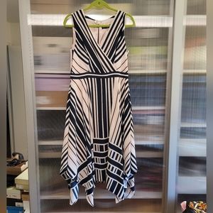 Karl Lagerfeld Paris Pink/Navy/White Dress